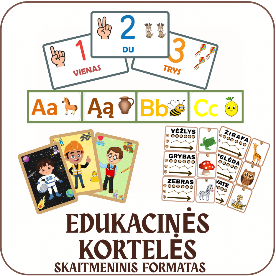 Edukacinės kortelės