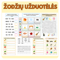 ŽODŽIŲ UŽDUOTĖLĖS