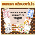 RUDENS užduotėlės vaikams