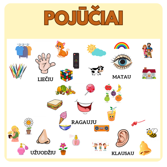 POJŪČIŲ KORTELĖS