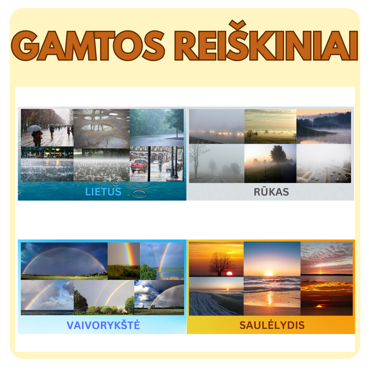 GAMTOS REIŠKINIAI