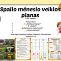 SPALIO MĖNESIO PLANAS