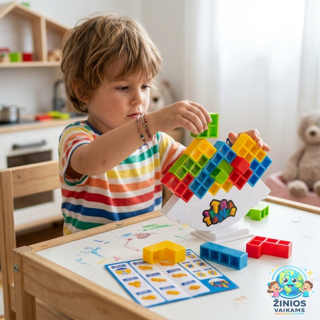 MONTESSORI BALANSAVIMO BLOKELIAI