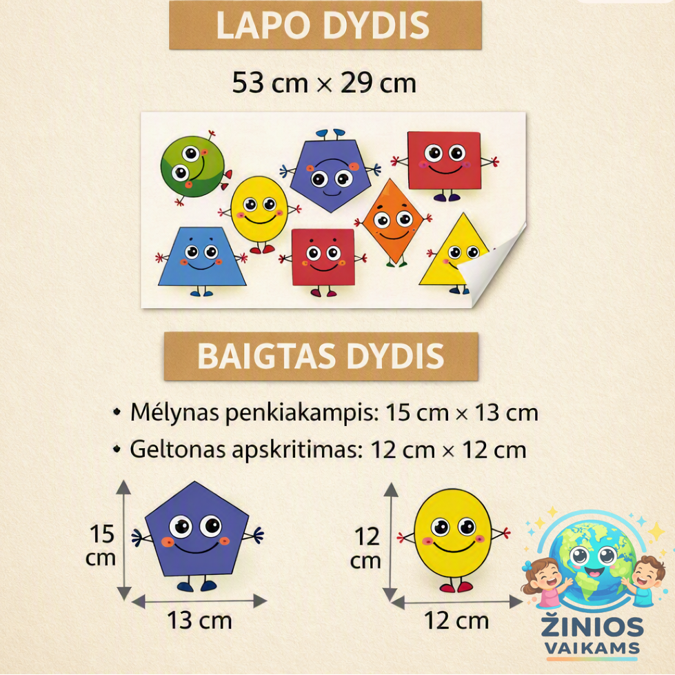 GEOMETRINIŲ FIGŪRŲ LIPDUKAI