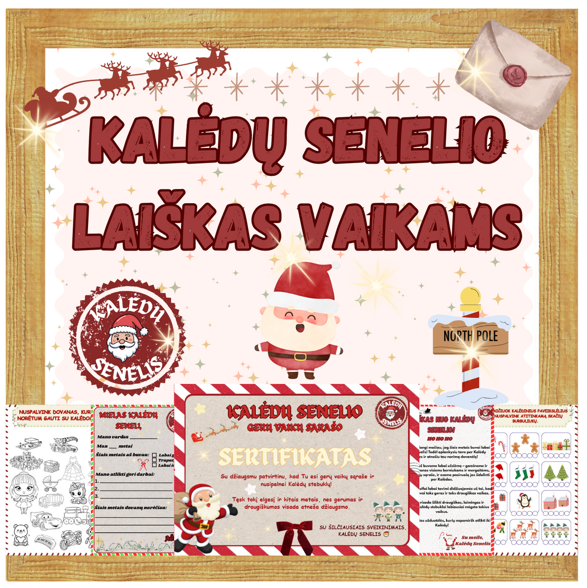 KALĖDŲ SENELIO LAIŠKAS