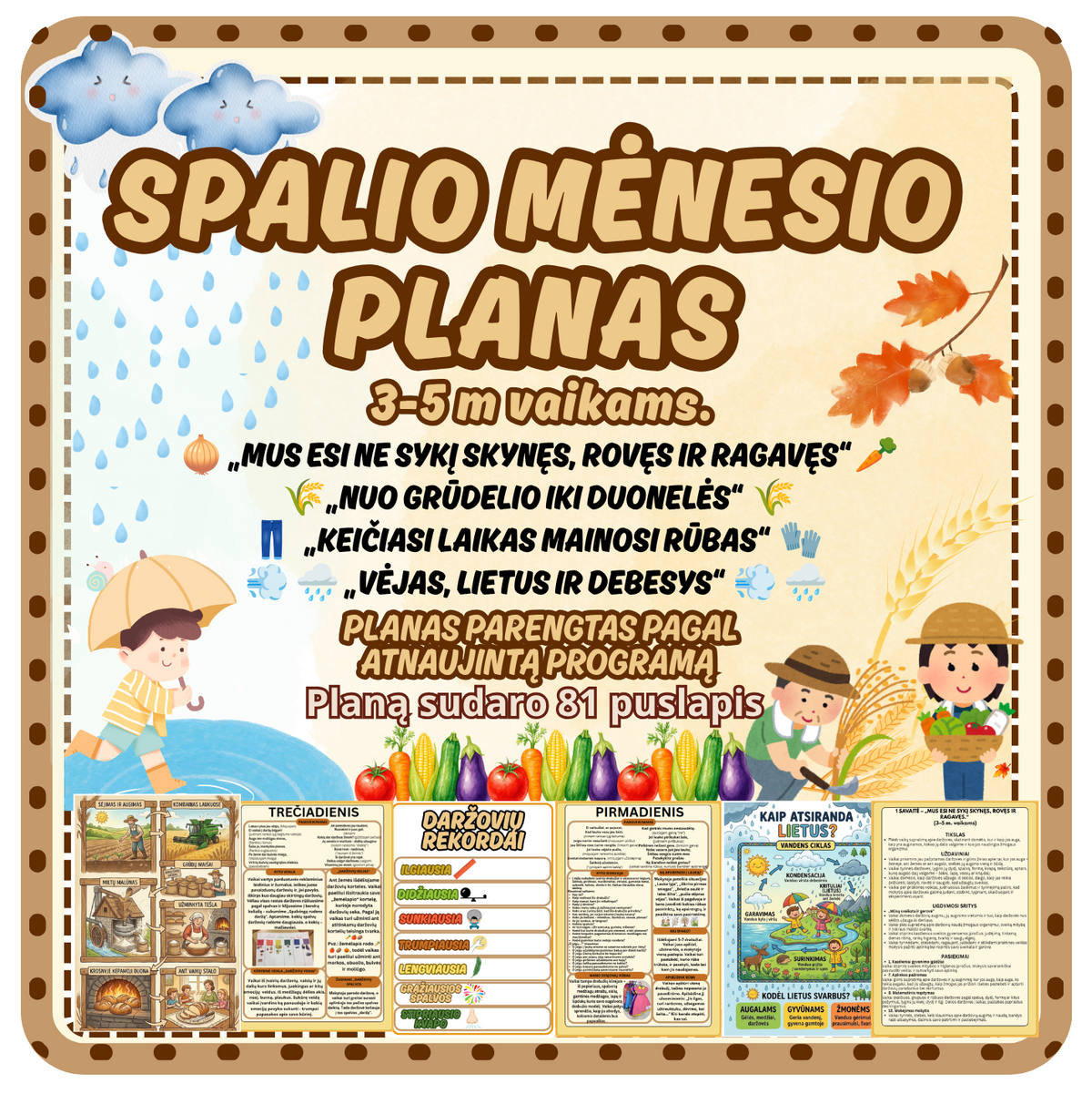 SPALIO MĖNESIO PLANAS 2026