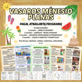 VASAROS MĖNESIO PLANAS
