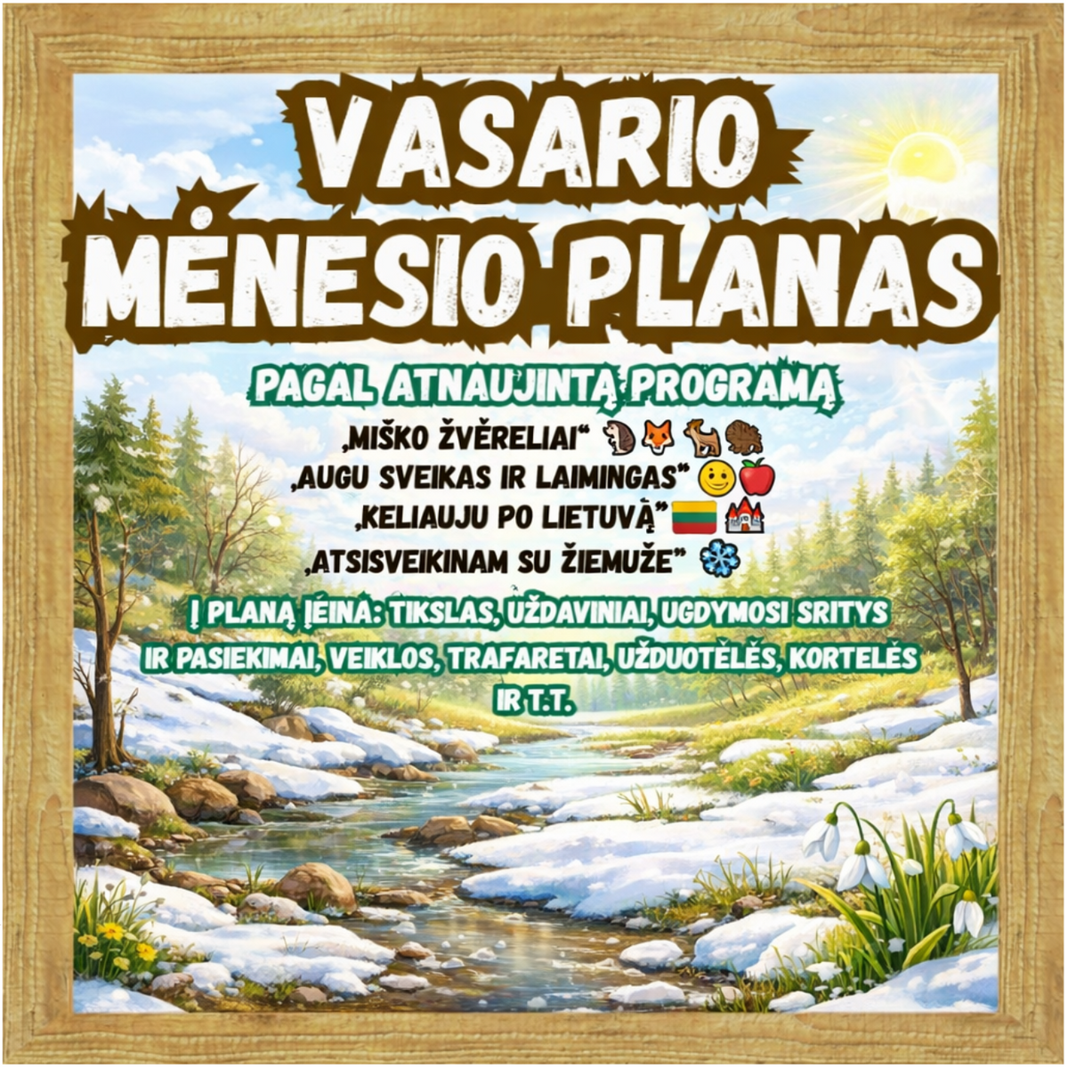 VASARIO MĖNESIO PLANAS