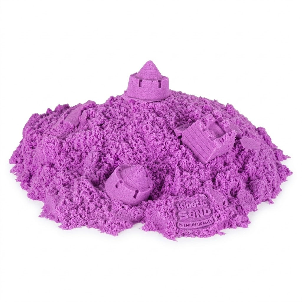 KINETINIS SMĖLIS 1 kg. (violetinės spalvos)
