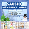 SAUSIO MĖNESIO PLANAS