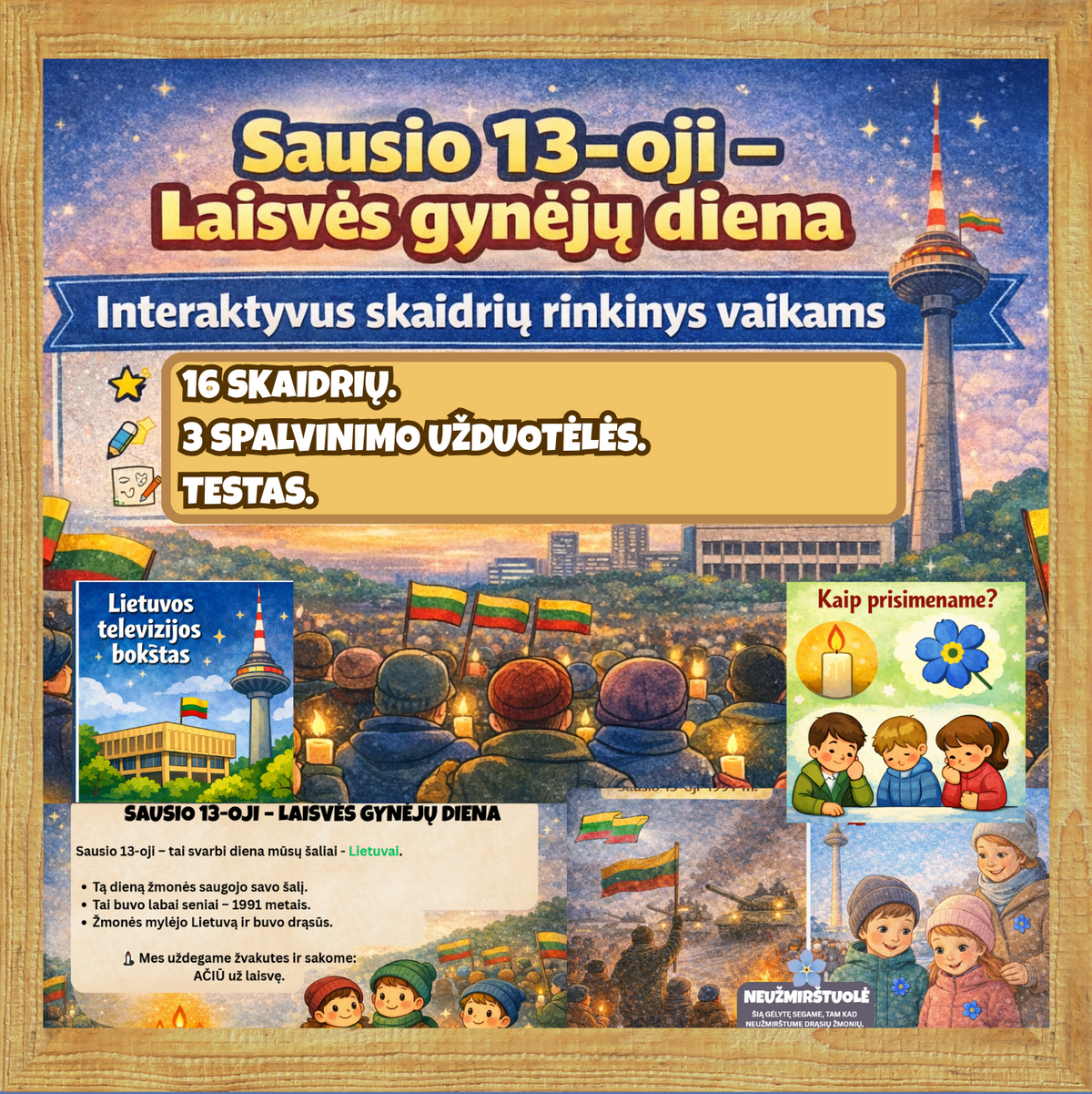 SKAIDRĖS SAUSIO 13-OSIOS TEMA