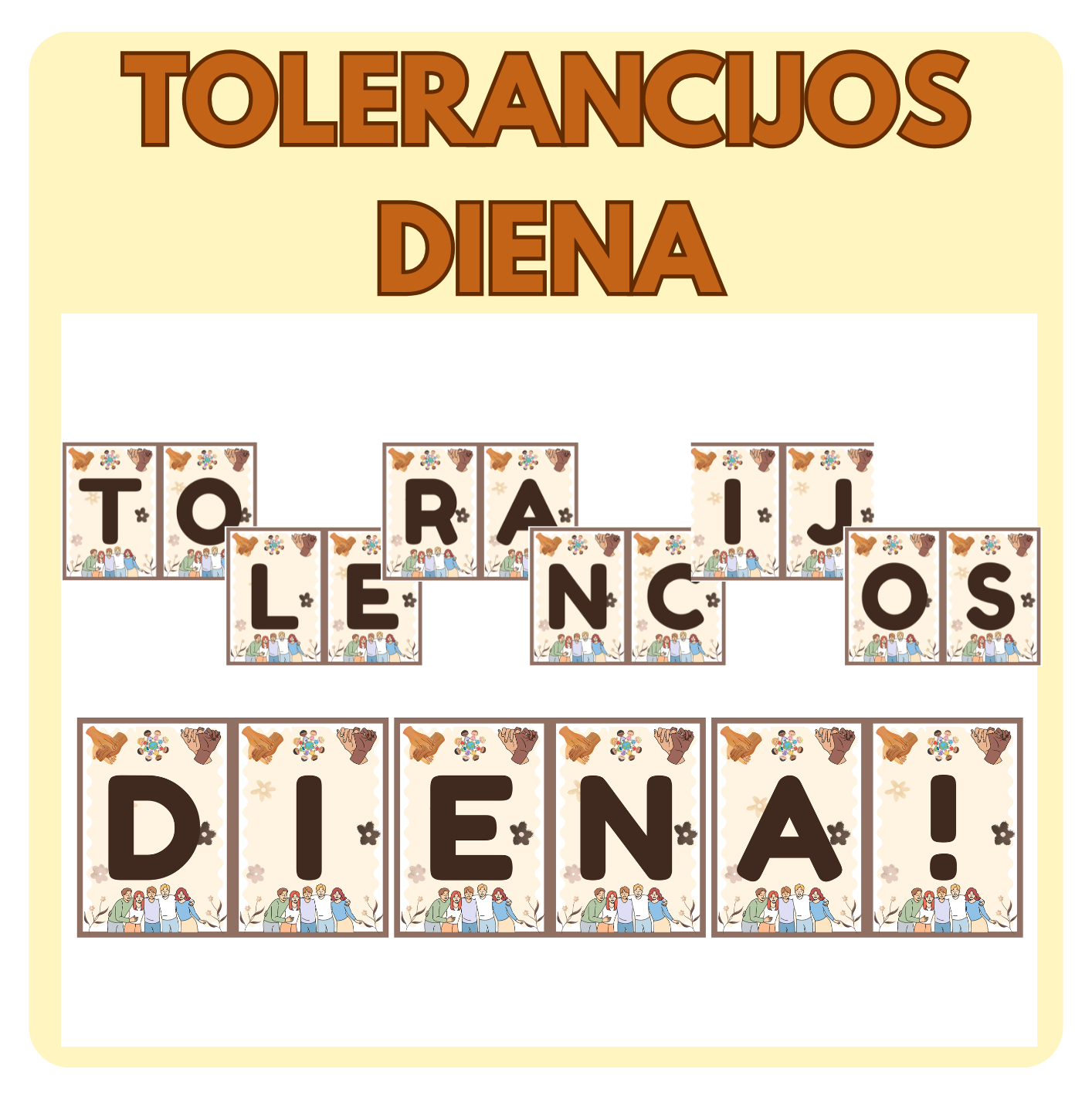 TOLERANCIJOS DIENOS UŽRAŠAS