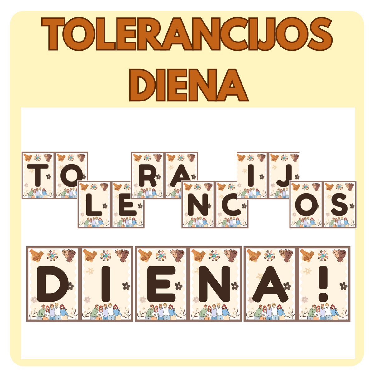 TOLERANCIJOS DIENOS UŽRAŠAS