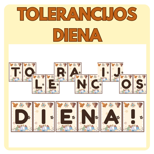 TOLERANCIJOS DIENOS UŽRAŠAS